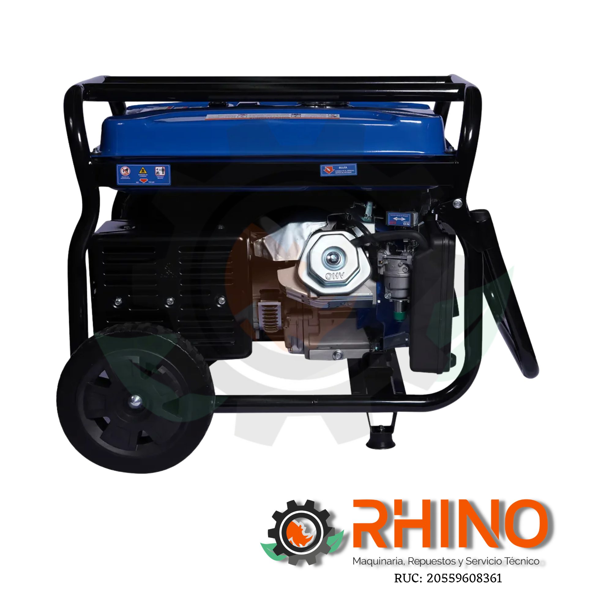 GENERADOR 7500W HYUNDAI T2.HYG9250E GASOLINERO - Imagen 3