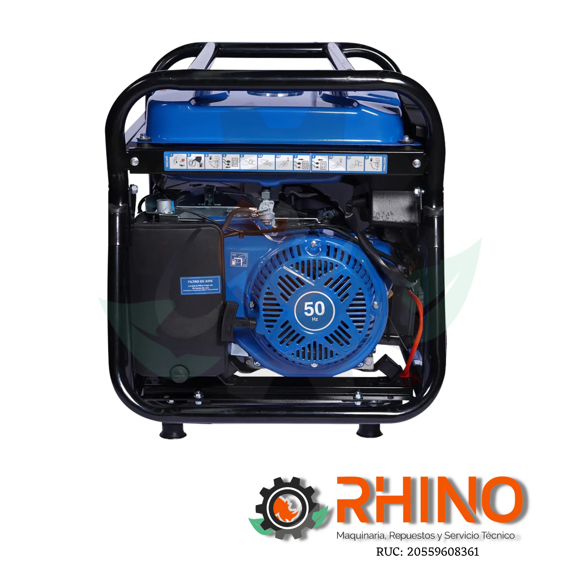 GENERADOR 7500W HYUNDAI T2.HYG9250E GASOLINERO - Imagen 4