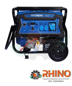 GENERADOR 7.5KW HYUNDAI T2.HYGT9250E GASOLINERO TRIFÁSICO