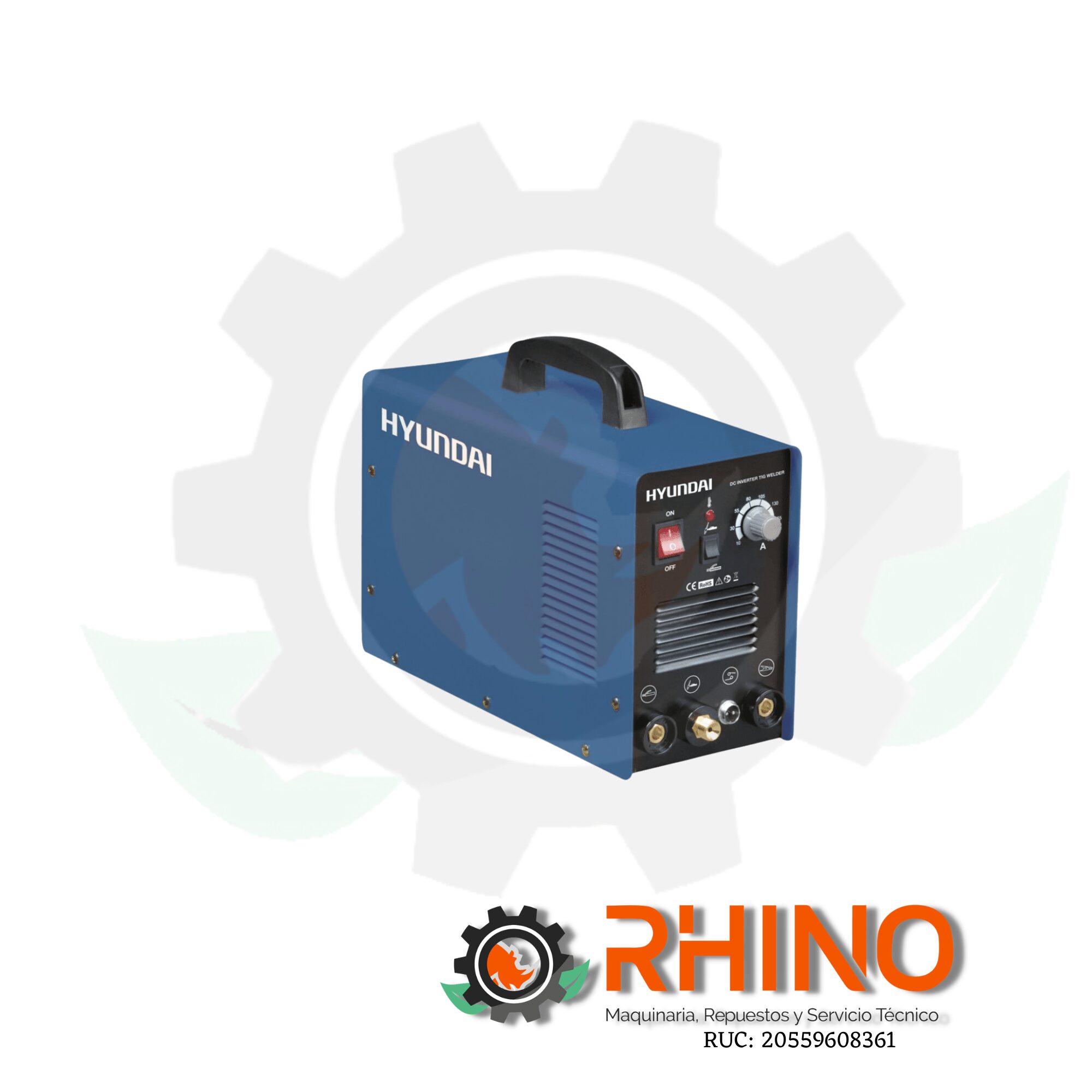 SOLDADORA INVERTER 220V 5.8 KVA HYUNDAI T2.TIG-200