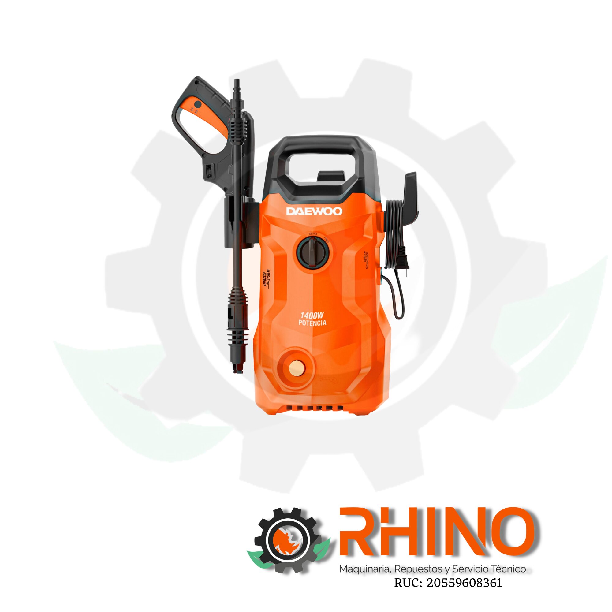 HIDROLAVADOR DE ALTA PRESIÓN 1400W DAEWOO DAX1400
