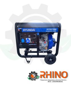 GENERADOR PETROLERO 220V 5 KVA HYUNDAI T2.HYD6700E
