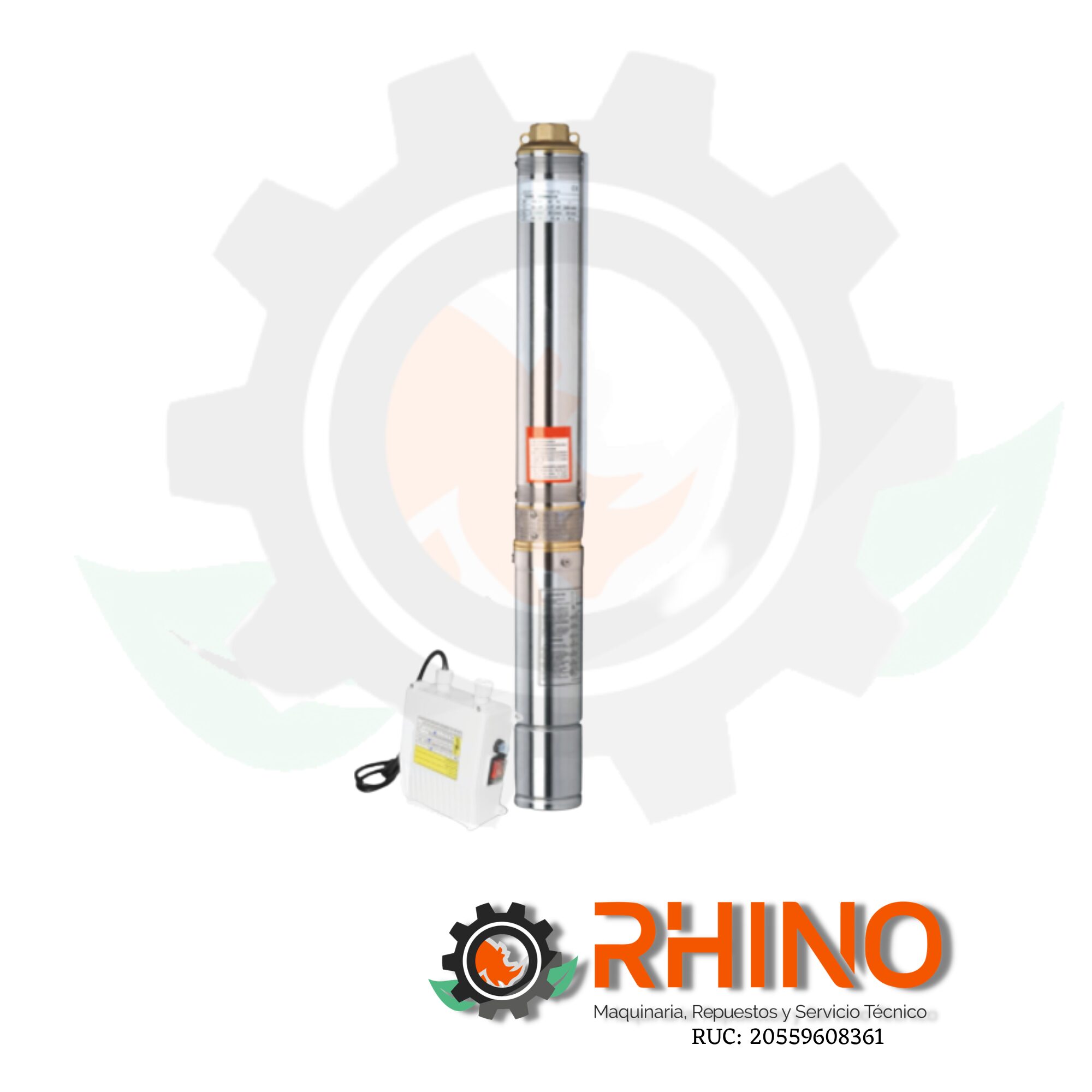 BOMBA SUMERGIBLE T/LAP 380V TRIFASICA 3HP 2" LEO 4XRm11/7-2.2