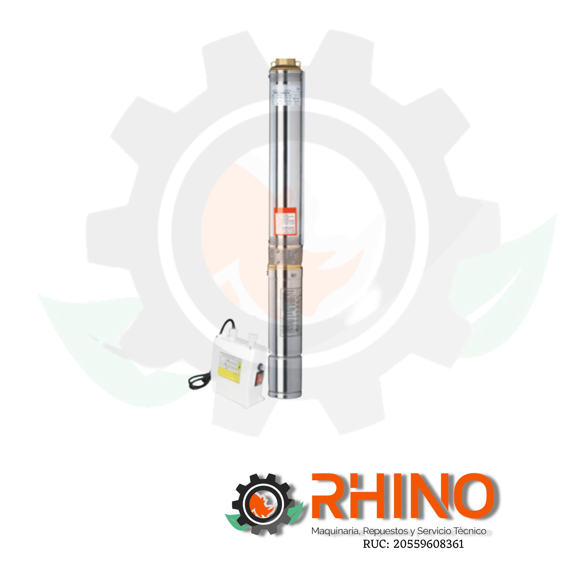 BOMBA SUMERGIBLE T/LAP 380V TRIFASICA 7.5HP 2" LEO 4XR11/17-5.5