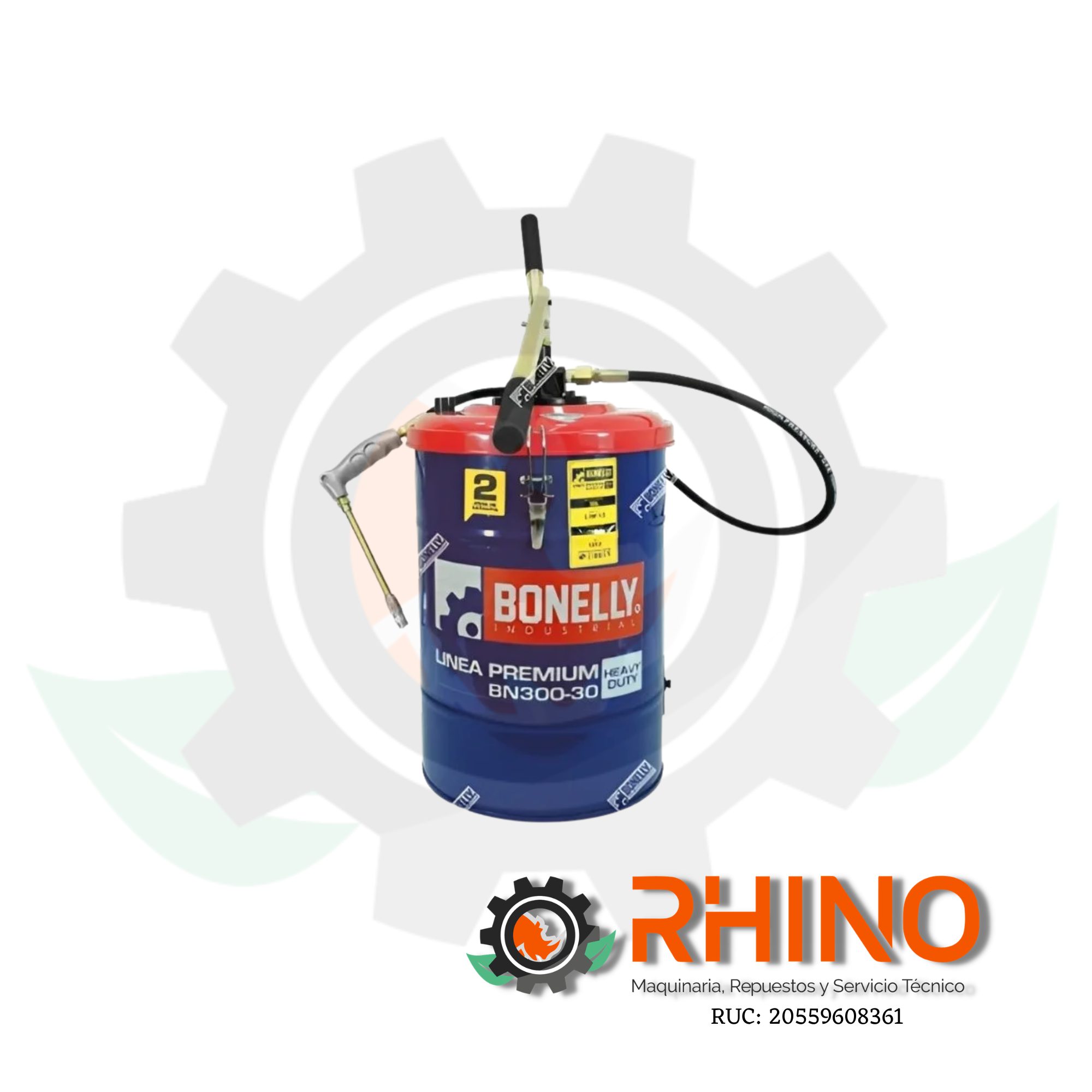 BALDE ENGRASADOR MANUAL 30 LITROS BONELLY BN300-30
