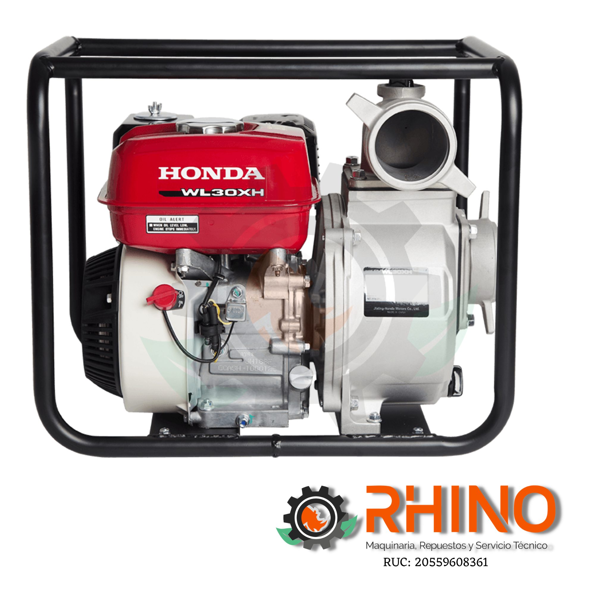 MOTOBOMBA 3" 5.5HP HONDA WL30XH-DR1 CENTRÍFUGA AUTOCEBANTE