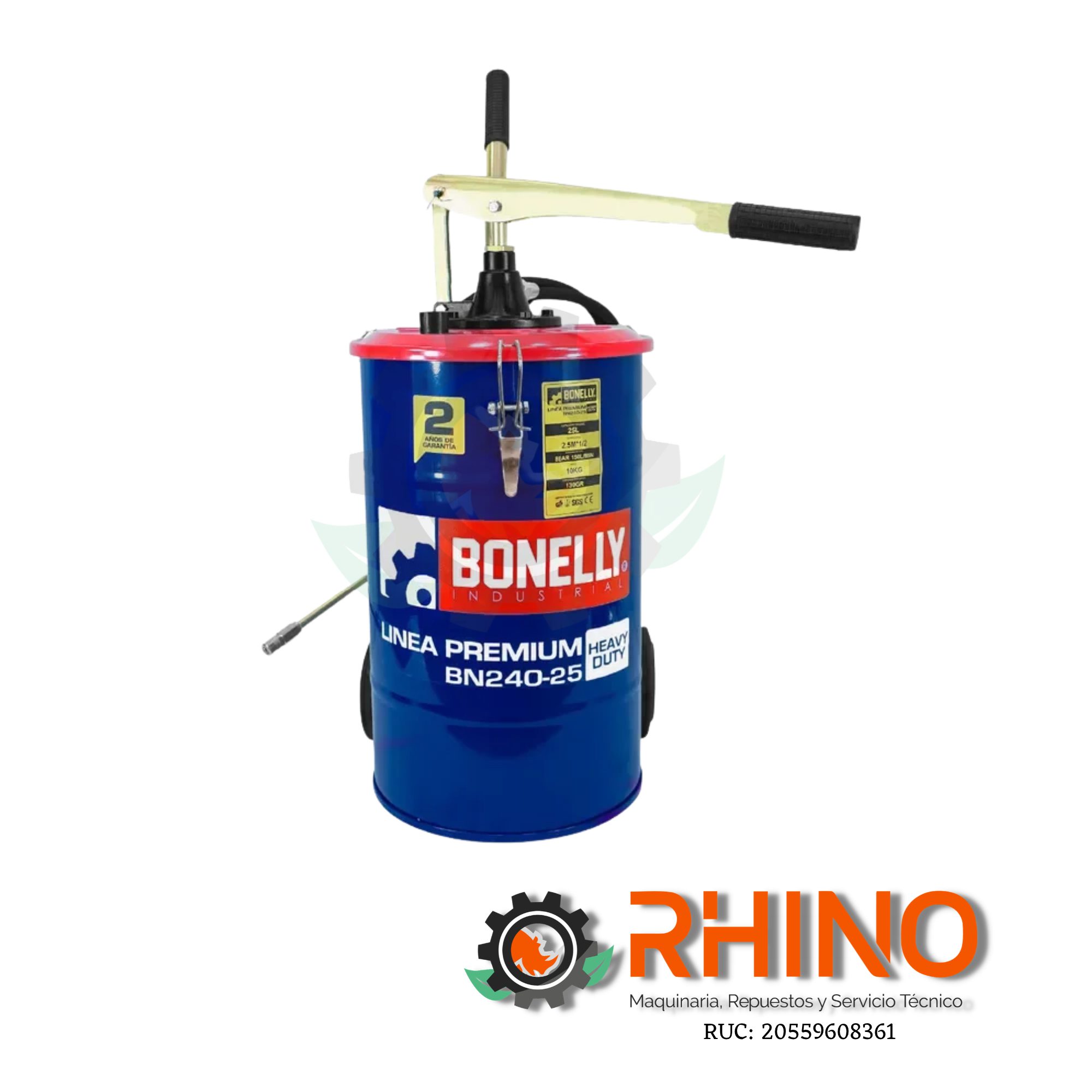 BALDE ENGRASADOR 25L MANUAL – BONELLY BN-240-25