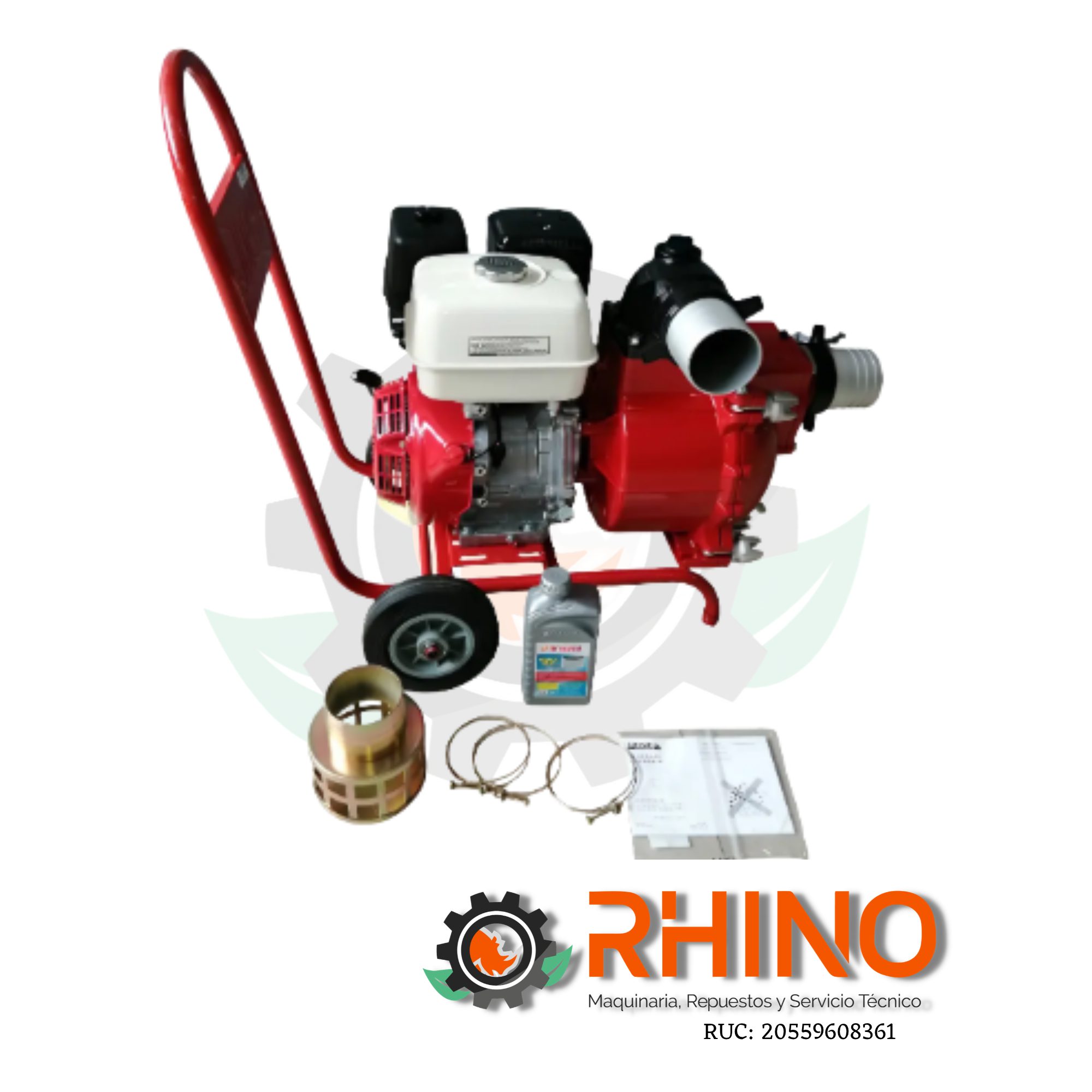 MOTBOMBA TRAGASÓLIDOS 4" HONDA GX390 BOMBA JOPCO SP100